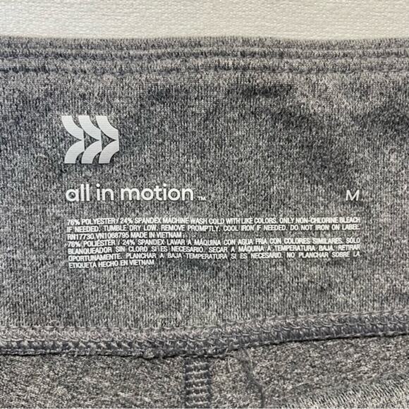 All In Motion High Waist Leggings Heather Gray women’s Size Medium - Picture 4 of 7